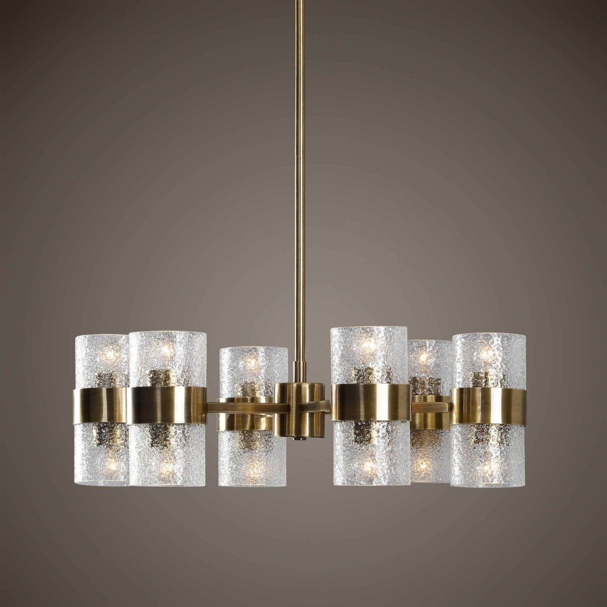 Marinotier Brass Chandelier - Uttermost - Chandeliers by Modest Hut