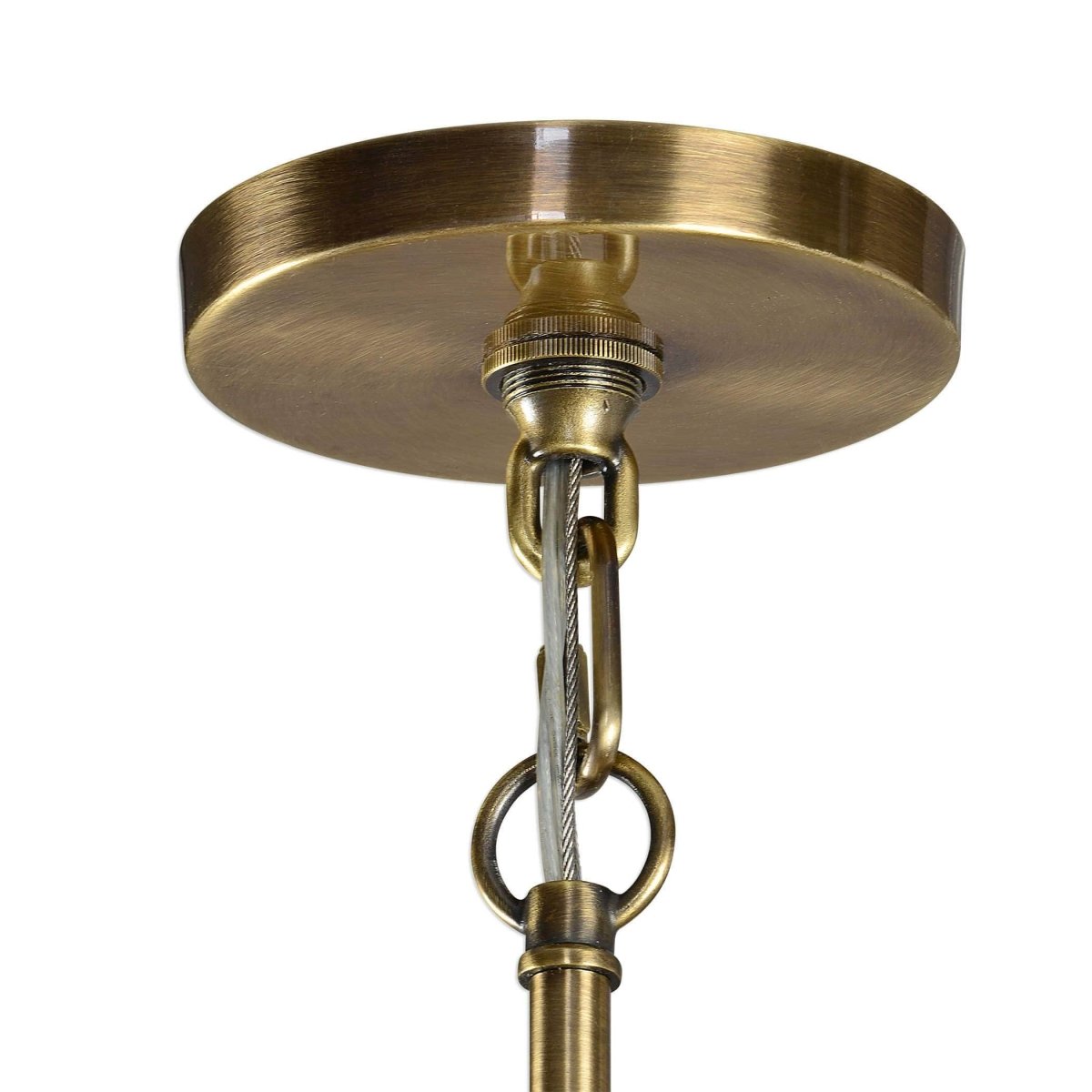 Marinotier Brass Chandelier - Uttermost - Chandeliers by Modest Hut