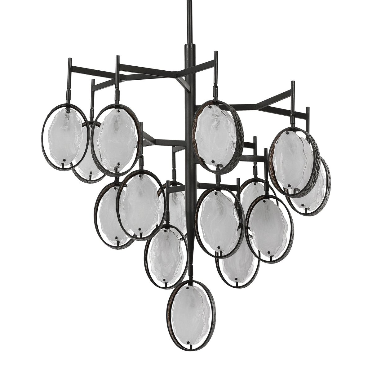 Maxine Midcentury Chandelier, 15 Lt - Uttermost - Chandeliers by Modest Hut