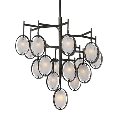 Maxine Midcentury Chandelier, 15 Lt - Uttermost - Chandeliers by Modest Hut