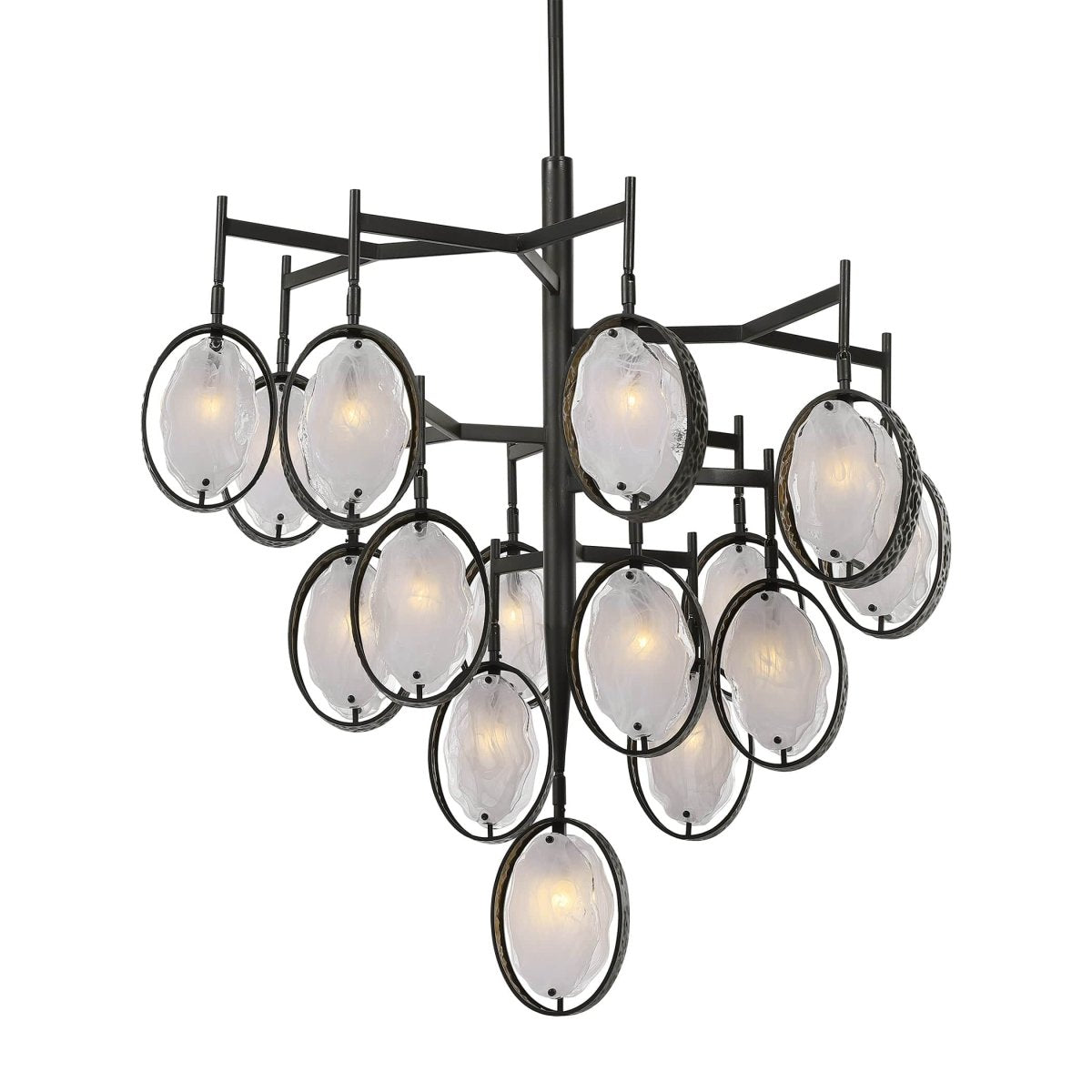 Maxine Midcentury Chandelier, 15 Lt - Uttermost - Chandeliers by Modest Hut