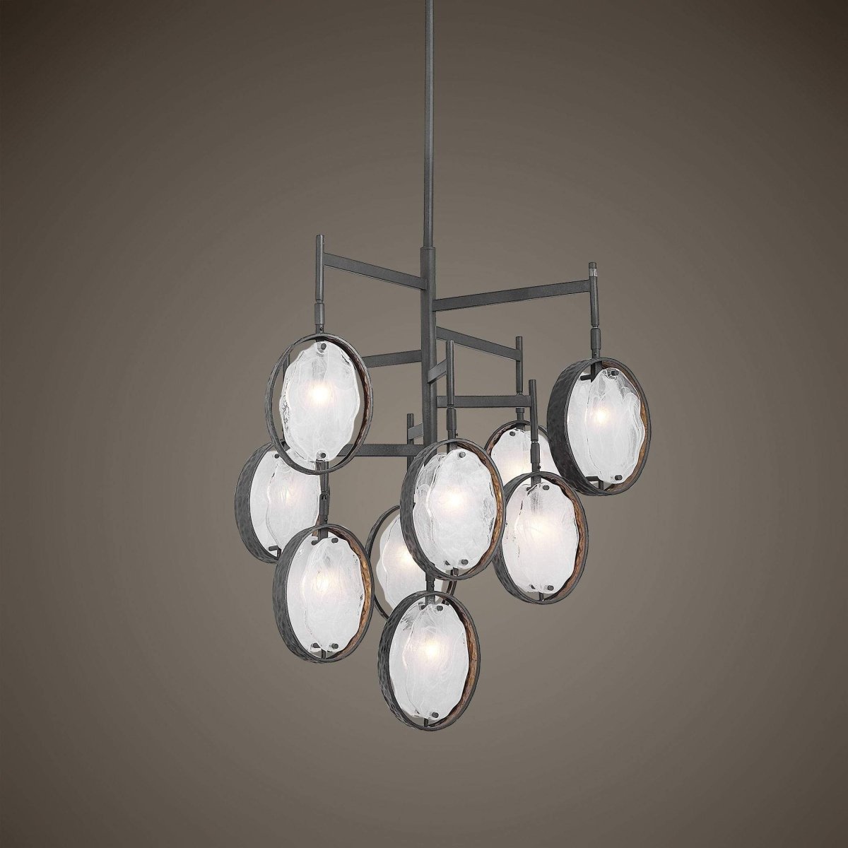 Maxine Midcentury Chandelier - Uttermost - Chandeliers by Modest Hut