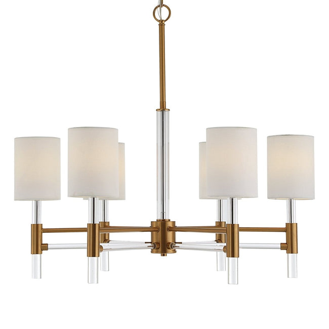 Welkin 6 Light Modern Chandelier - Uttermost - Chandeliers by Modest Hut