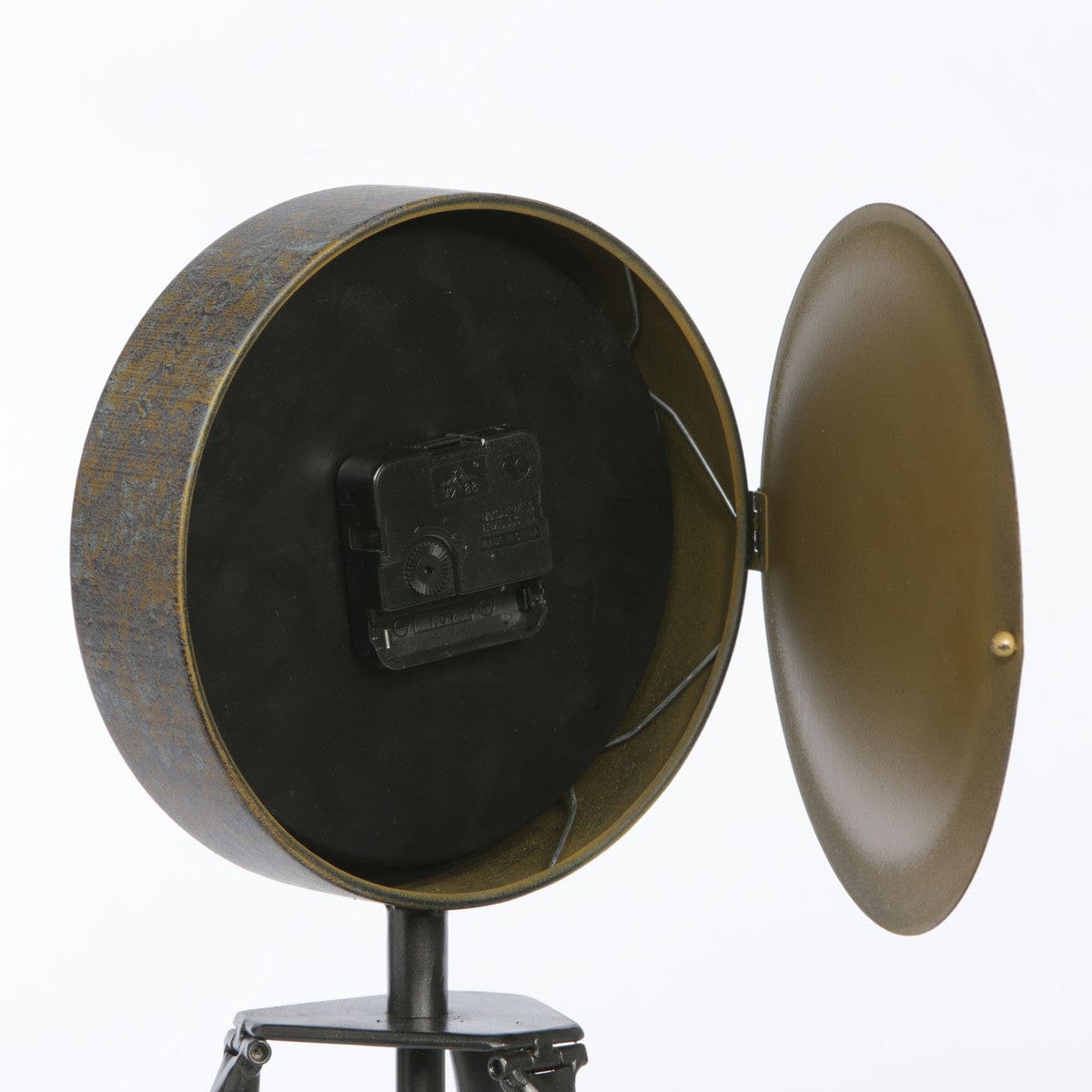Telescope Tripod Desk Clock - Park Hill - Clocks by Modest Hut