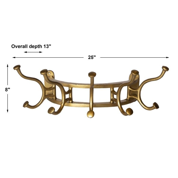 Starling Wall Mounted Coat Rack - Uttermost - Coat Racks by Modest Hut