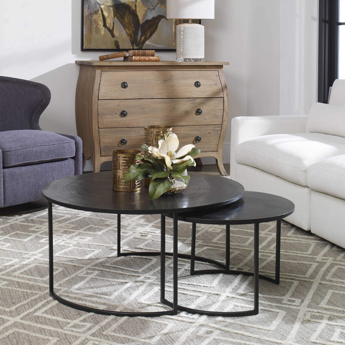 Barnetter Nesting Coffee Table - Uttermost - Coffee Tables by Modest Hut