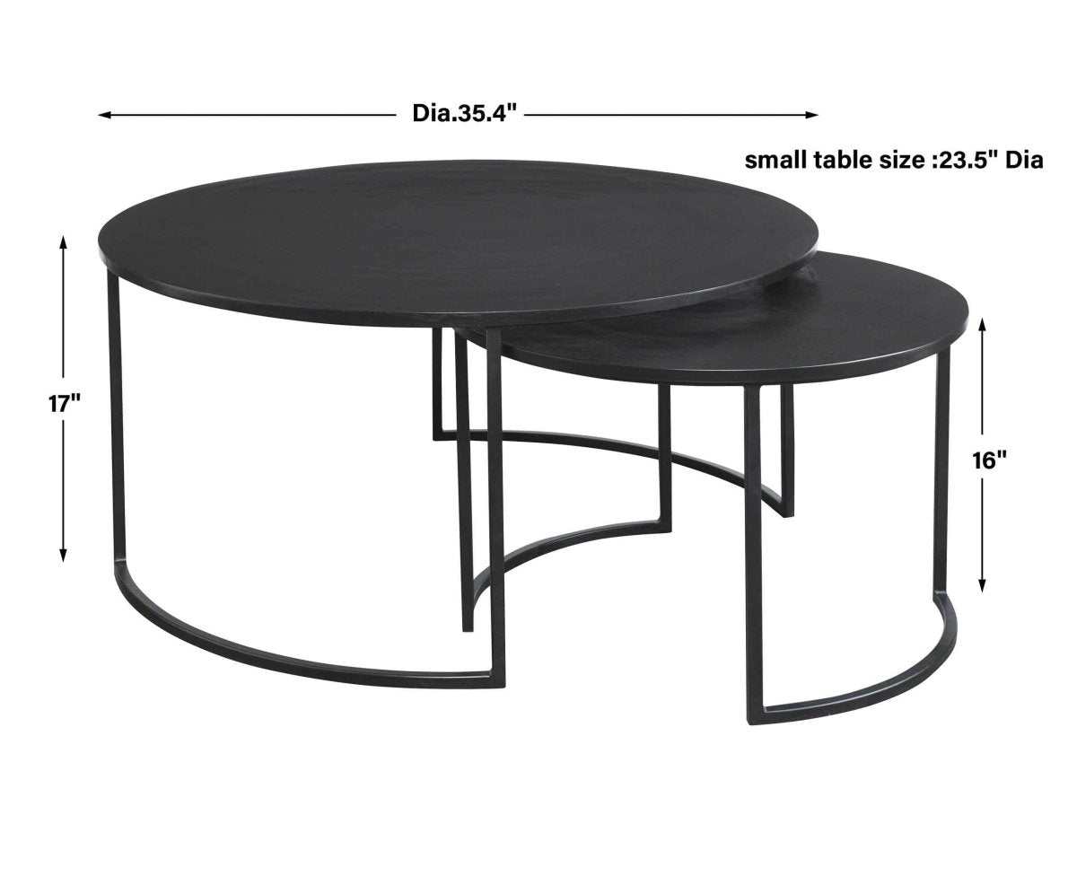 Barnetter Nesting Coffee Table - Uttermost - Coffee Tables by Modest Hut