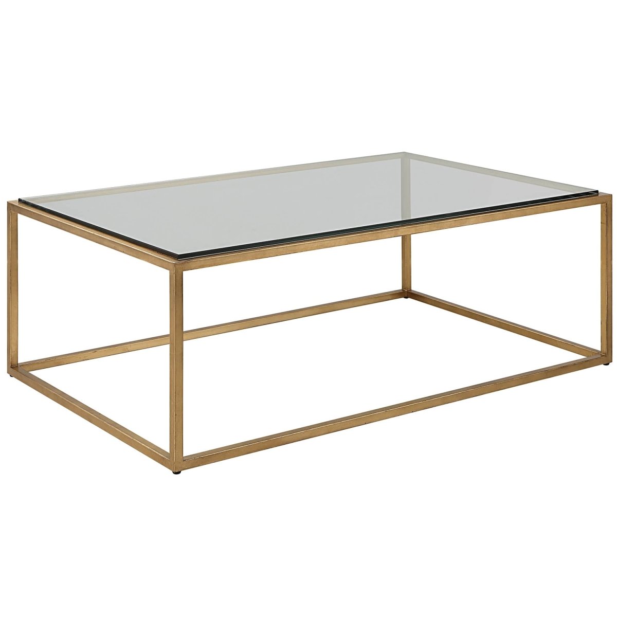 Bravura Gold Coffee Table - Uttermost - Coffee Tables by Modest Hut