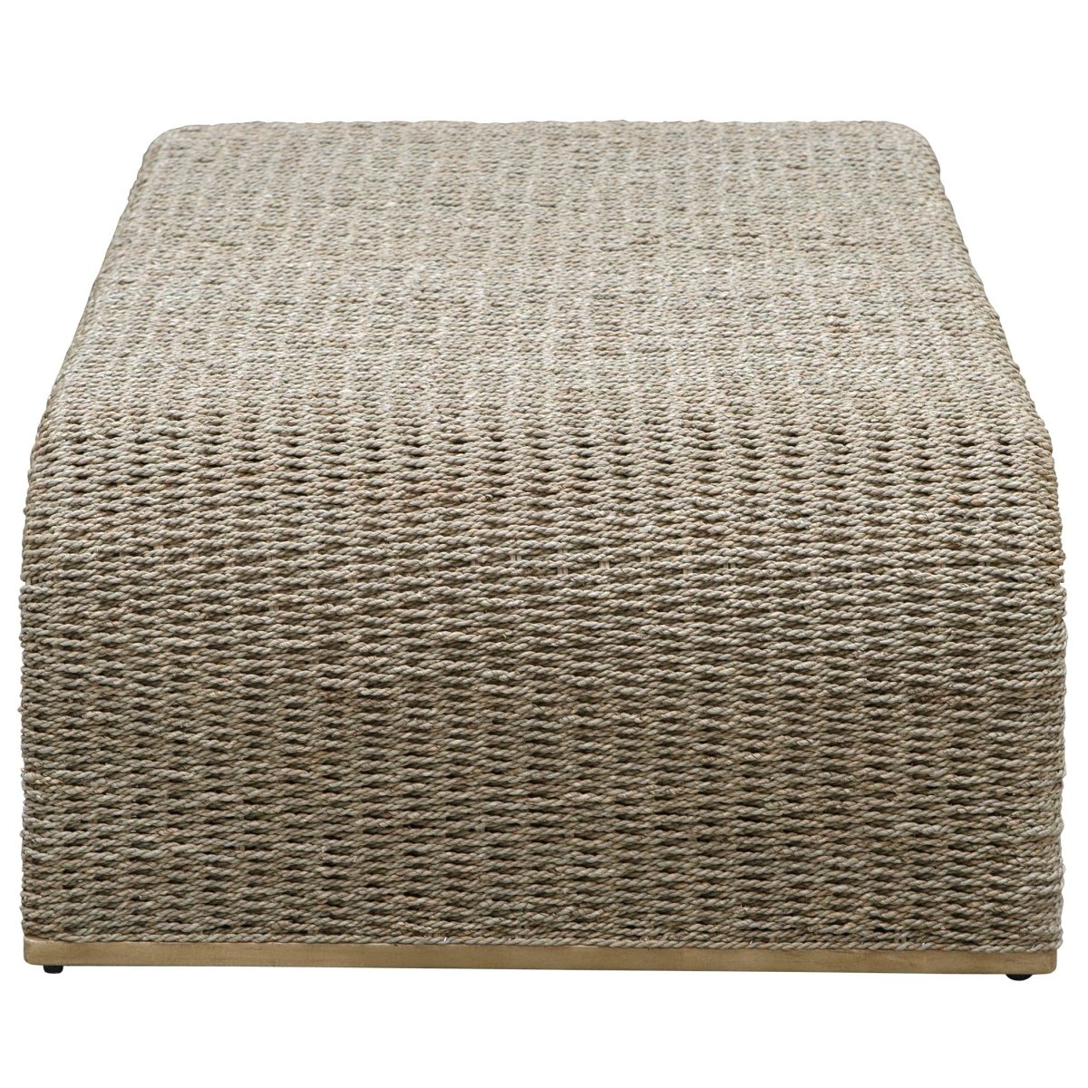 Calabria Woven Seagrass Coffee Table - Uttermost - Coffee Tables by Modest Hut