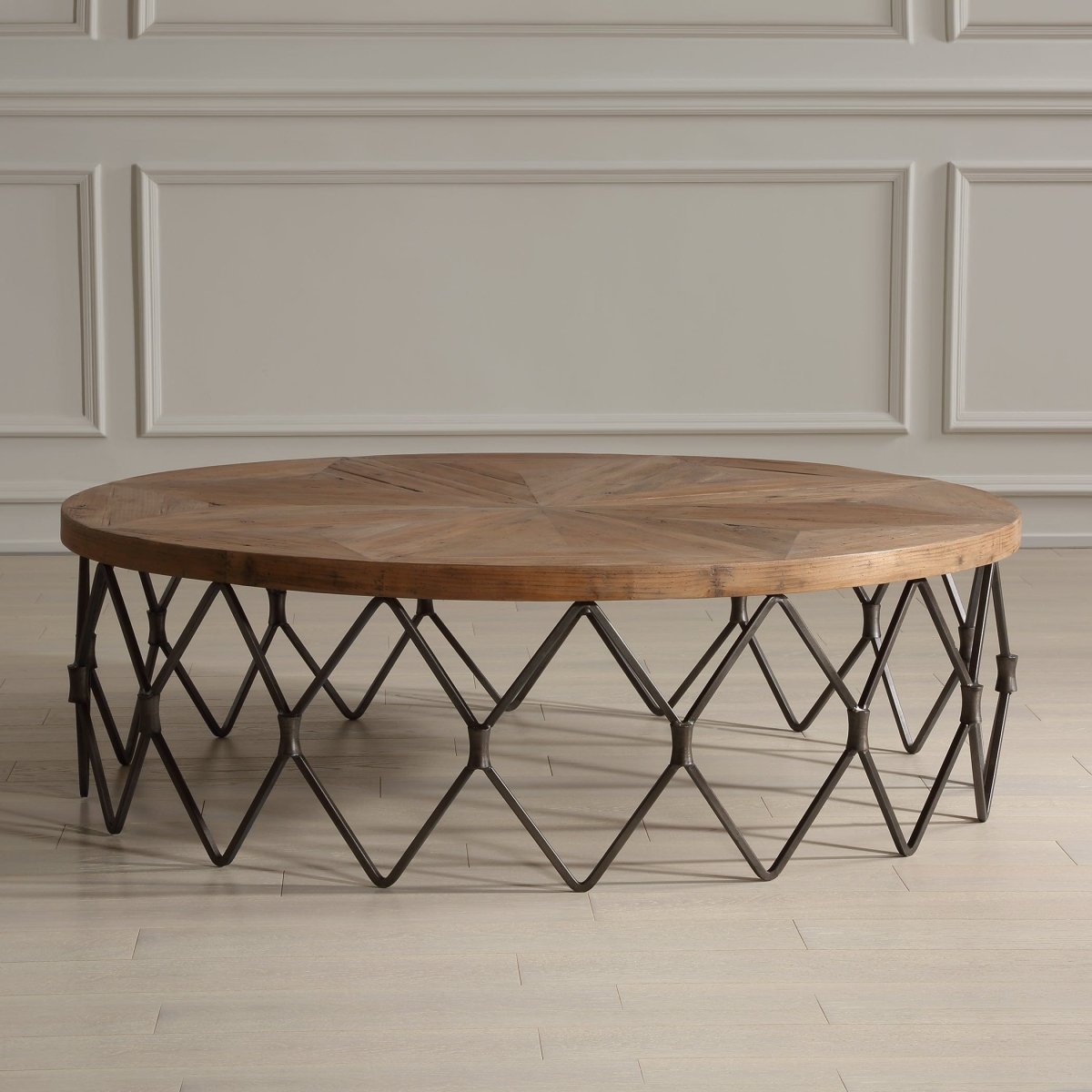 Chain Reaction Wooden Coffee Table - Uttermost - Coffee Tables by Modest Hut