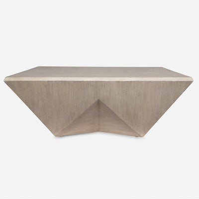Collins Modern Light Gray Coffee Table - Uttermost - Coffee Tables by Modest Hut