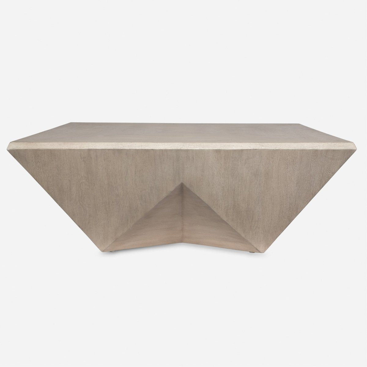 Collins Modern Light Gray Coffee Table - Uttermost - Coffee Tables by Modest Hut