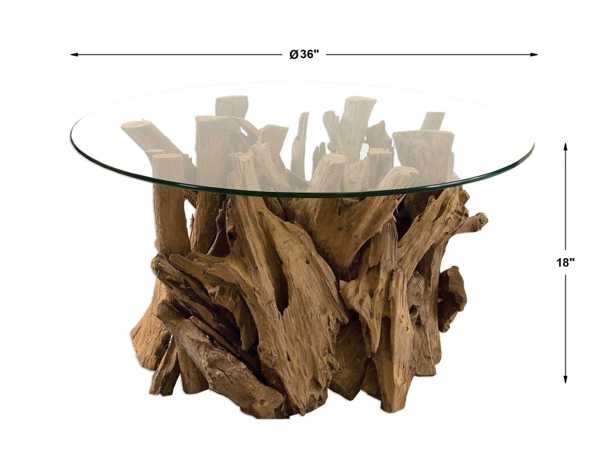 Driftwood Coffee Table - Uttermost - Coffee Tables by Modest Hut