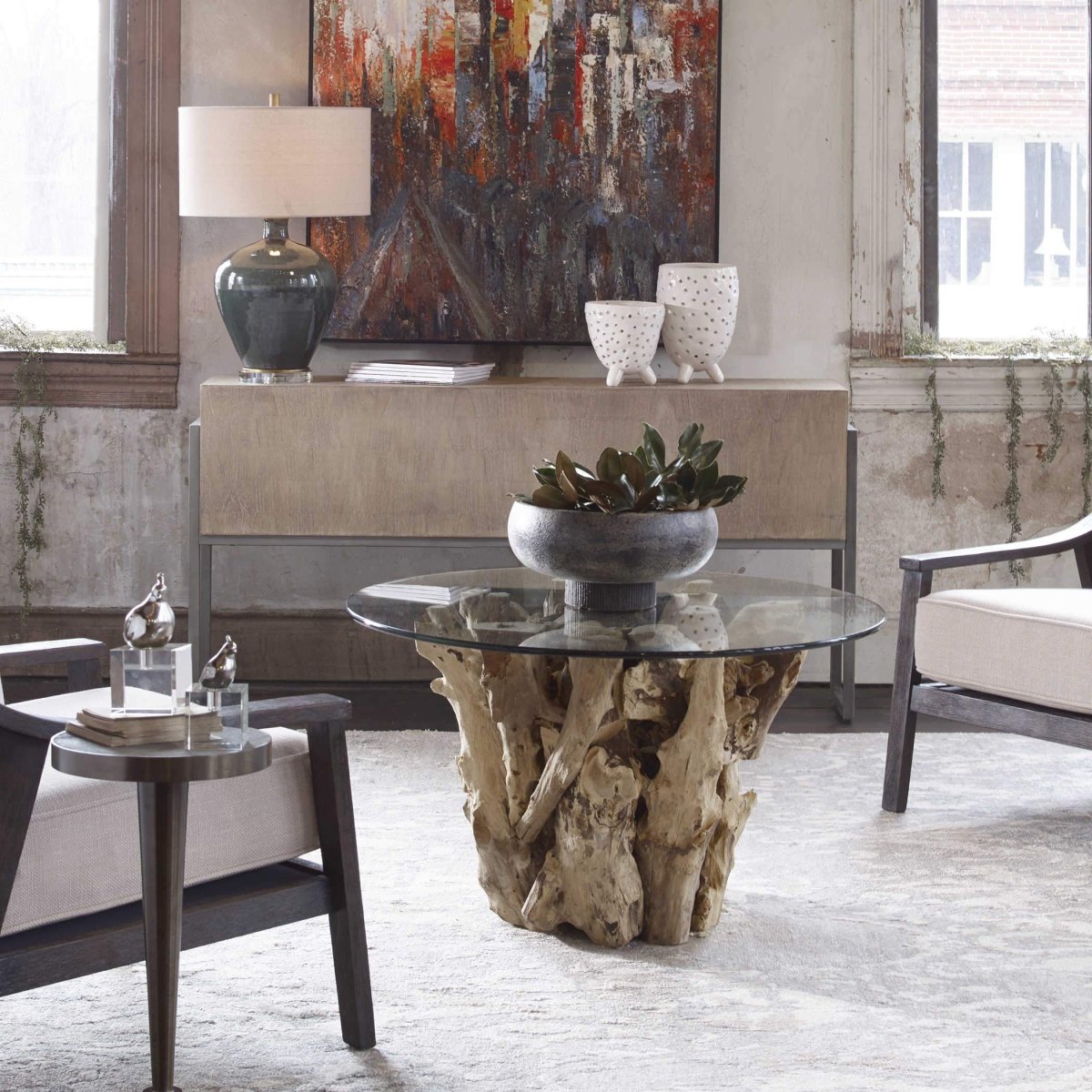 Driftwood Coffee Table - Uttermost - Coffee Tables by Modest Hut