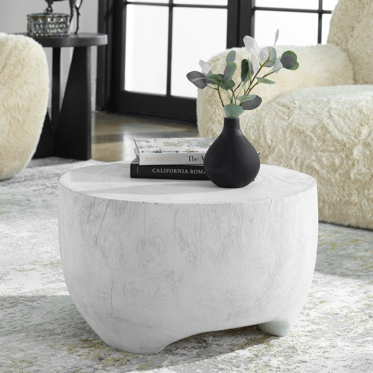 Elevate White Coffee Table - Uttermost - Coffee Tables by Modest Hut