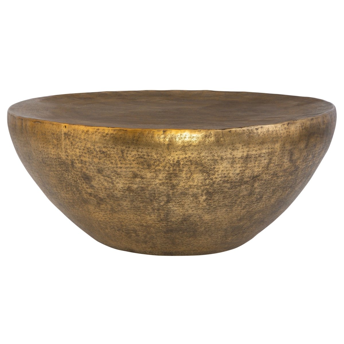 Gilded Dome Gold Coffee Table - Uttermost - Coffee Tables by Modest Hut