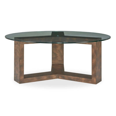Ignis Round Glass Coffee Table - Coffee Tables