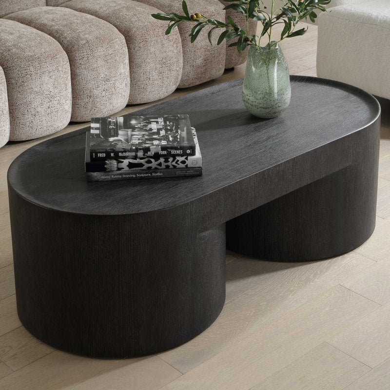 Isbell Black Stained Coffee Table - Coffee Tables