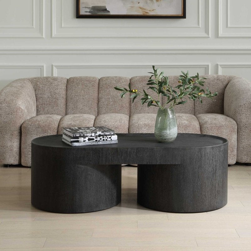 Isbell Black Stained Coffee Table - Coffee Tables