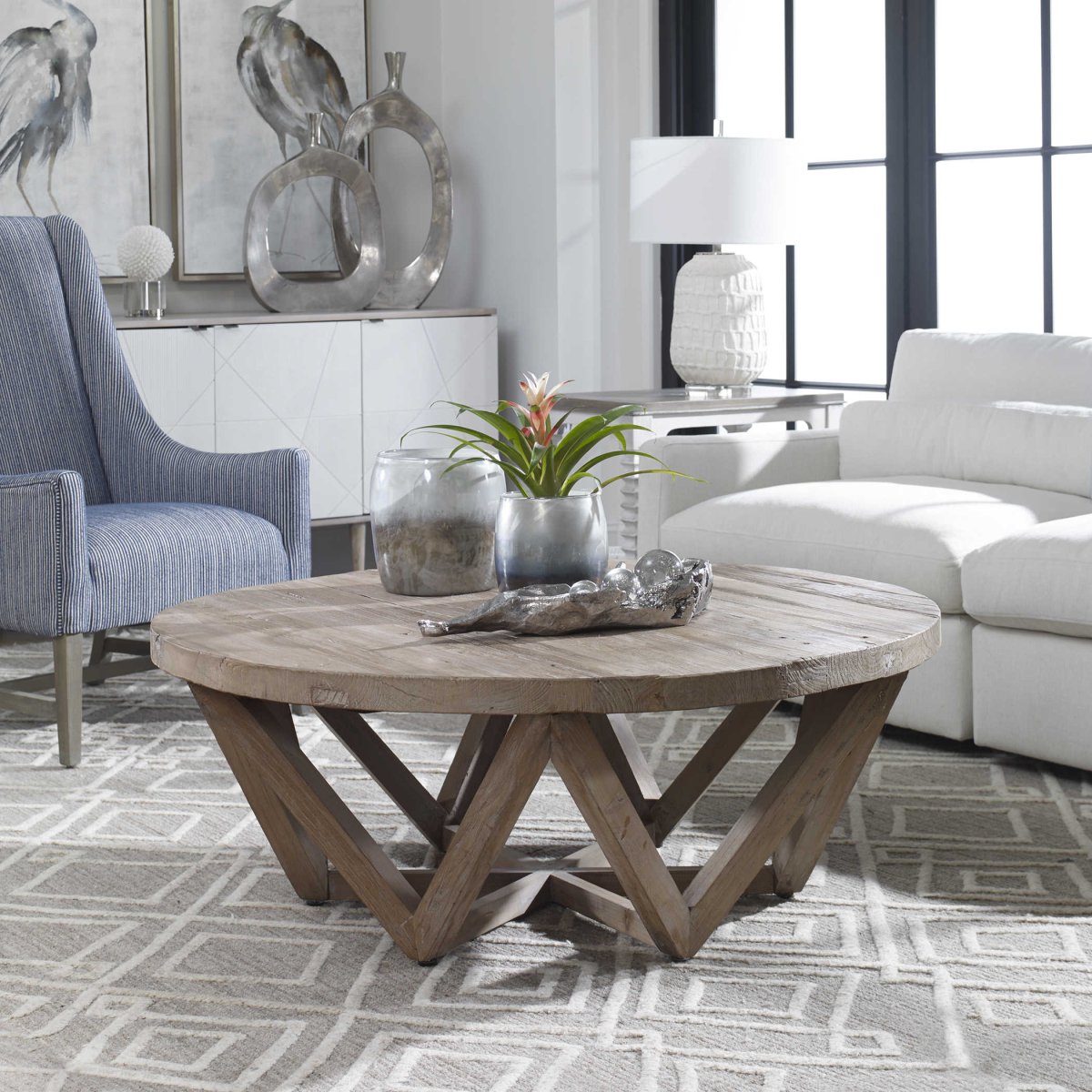 Kendry Solid Wood Coffee Table - Uttermost - Coffee Tables by Modest Hut