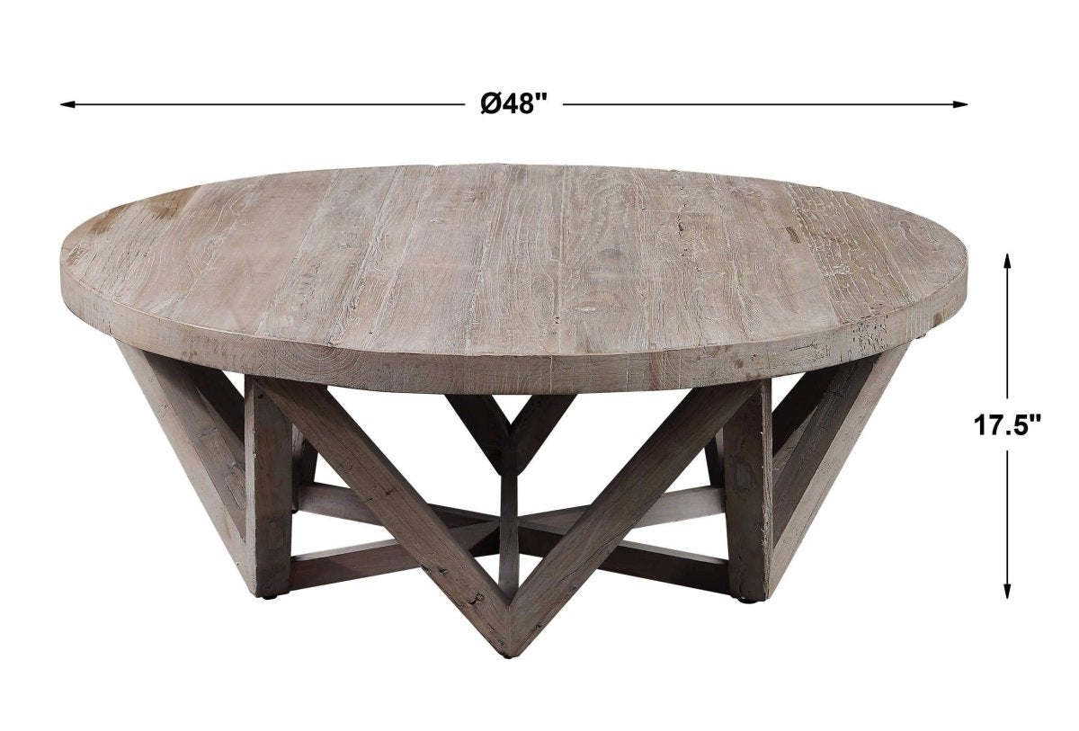 Kendry Solid Wood Coffee Table - Uttermost - Coffee Tables by Modest Hut