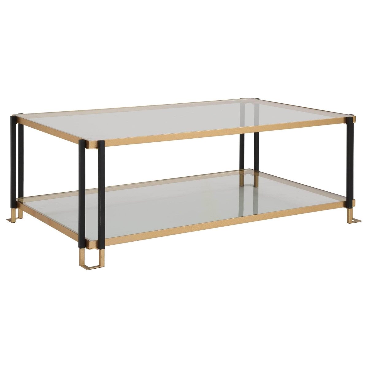 Kentmore Glass Coffee Table - Uttermost - Coffee Tables by Modest Hut