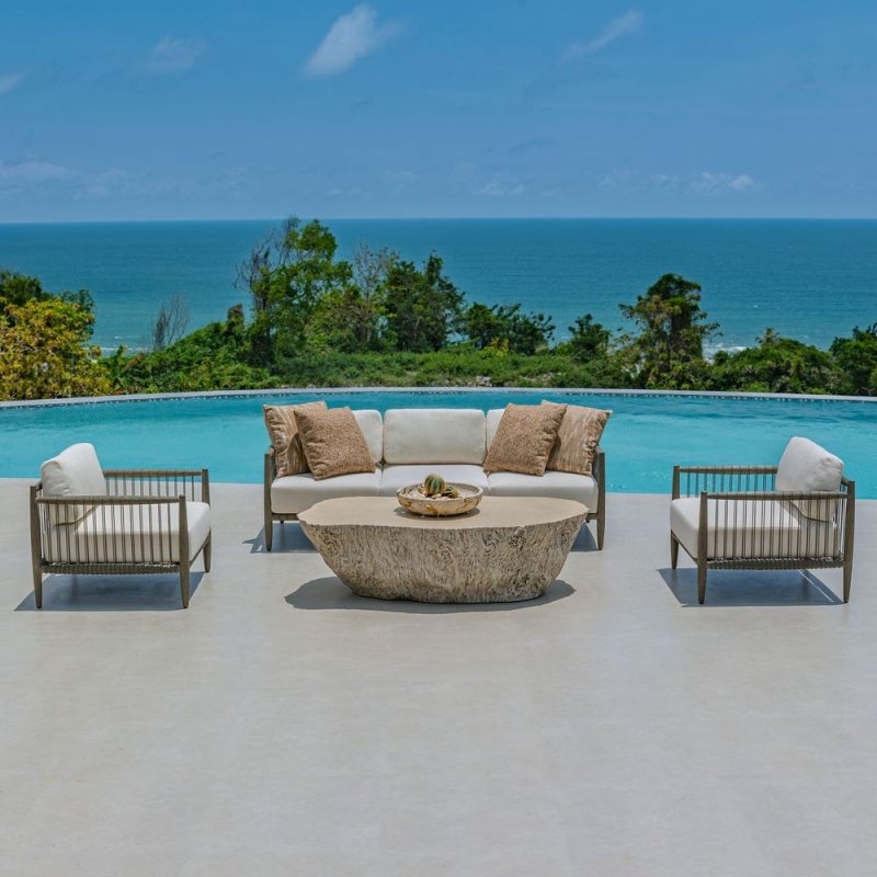 Oakmont Indoor-Outdoor Coffee Table - Uttermost - Coffee Tables by Modest Hut