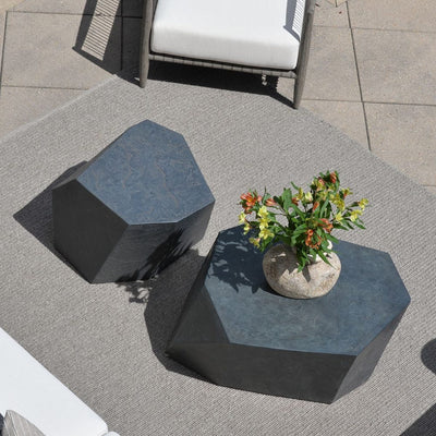 Parra Outdoor Coffee Table, Slate - Uttermost - Coffee Tables by Modest Hut