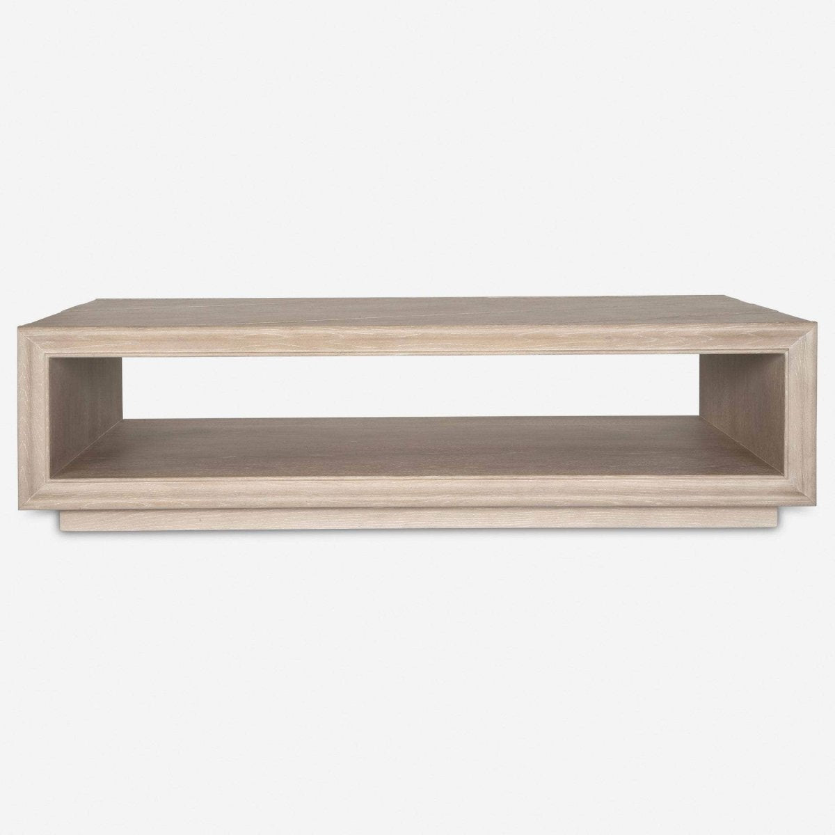 Prism Light Oak Coffee Table - Uttermost - Coffee Tables by Modest Hut