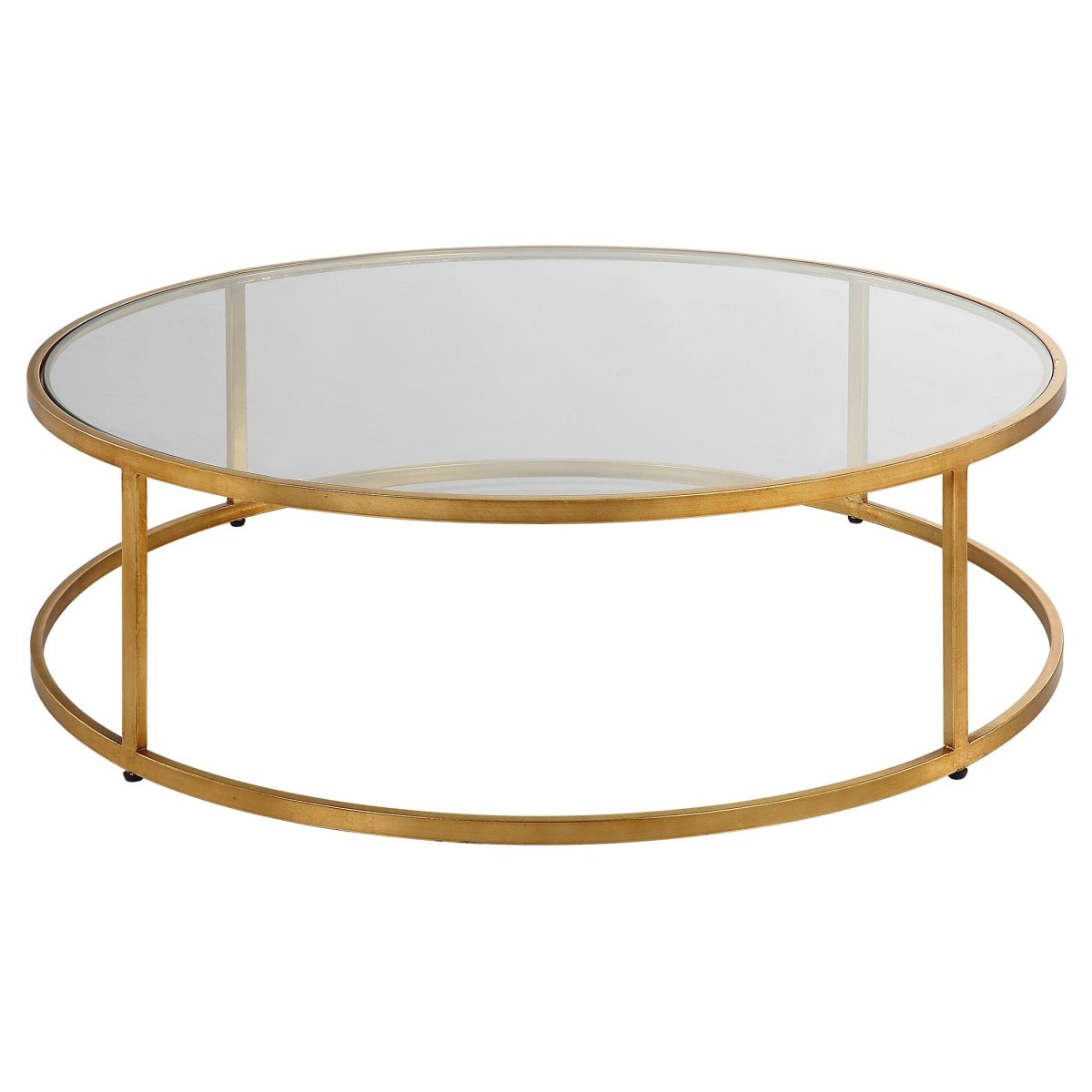 Radius Modern Circular Coffee Table - Uttermost - Coffee Tables by Modest Hut