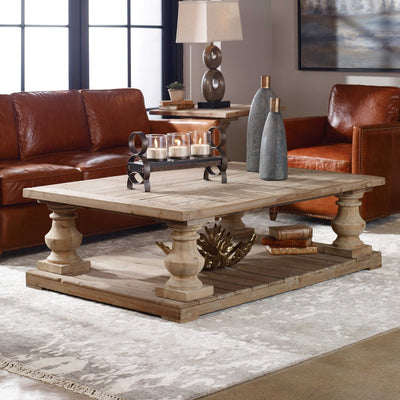Stratford Rustic Coffee Table - Uttermost - Coffee Tables by Modest Hut