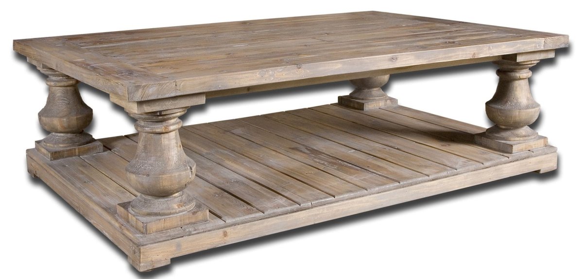 Stratford Rustic Coffee Table - Uttermost - Coffee Tables by Modest Hut