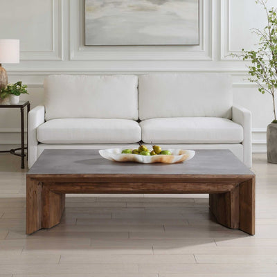 Vail Gray Elm Coffee Table - Uttermost - Coffee Tables by Modest Hut