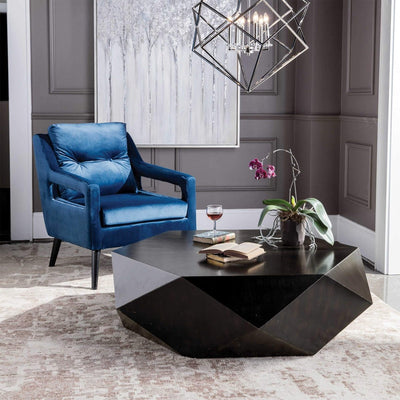 Volker Worn Black Coffee Table - Uttermost - Coffee Tables by Modest Hut