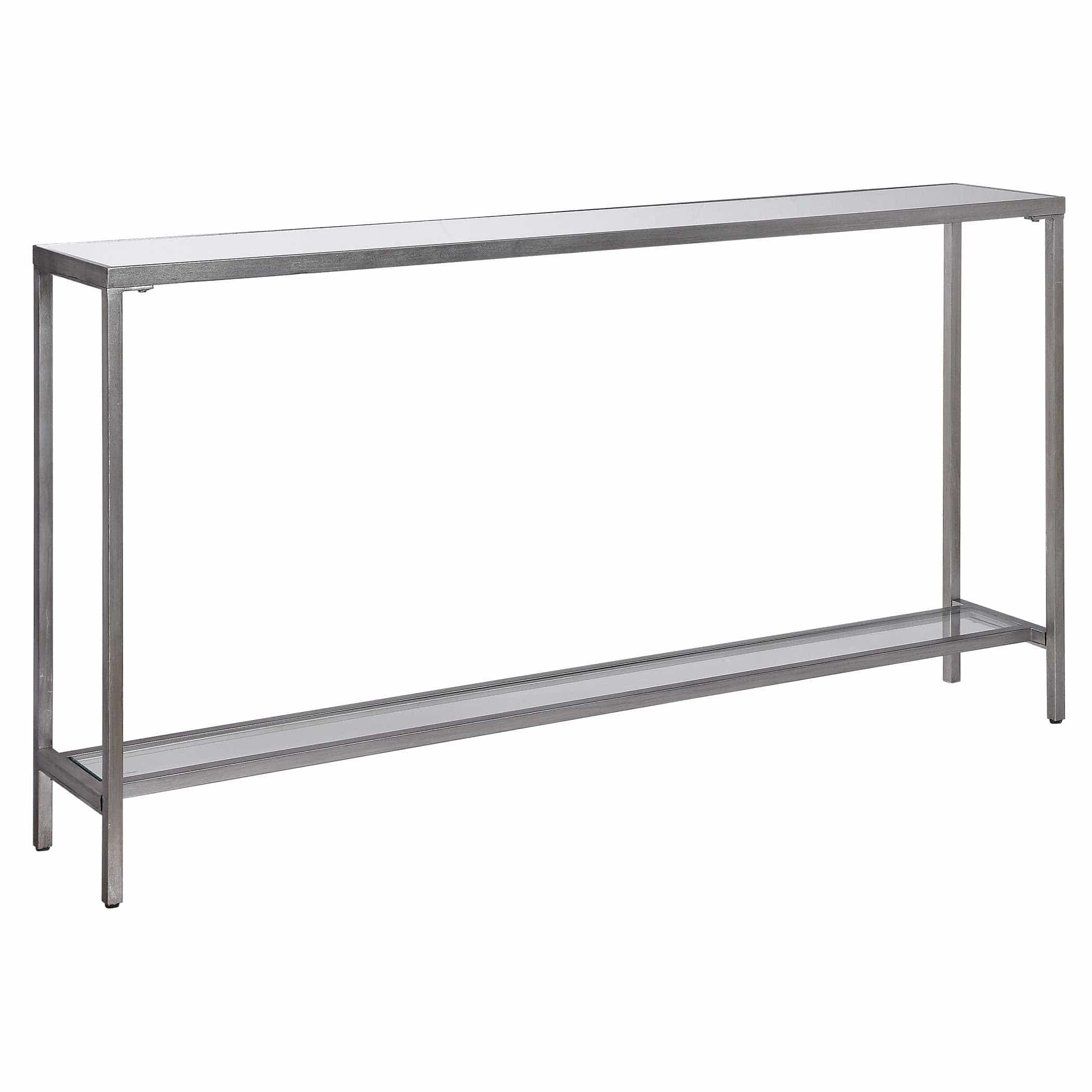 Haley Silver Console Table Uttermost