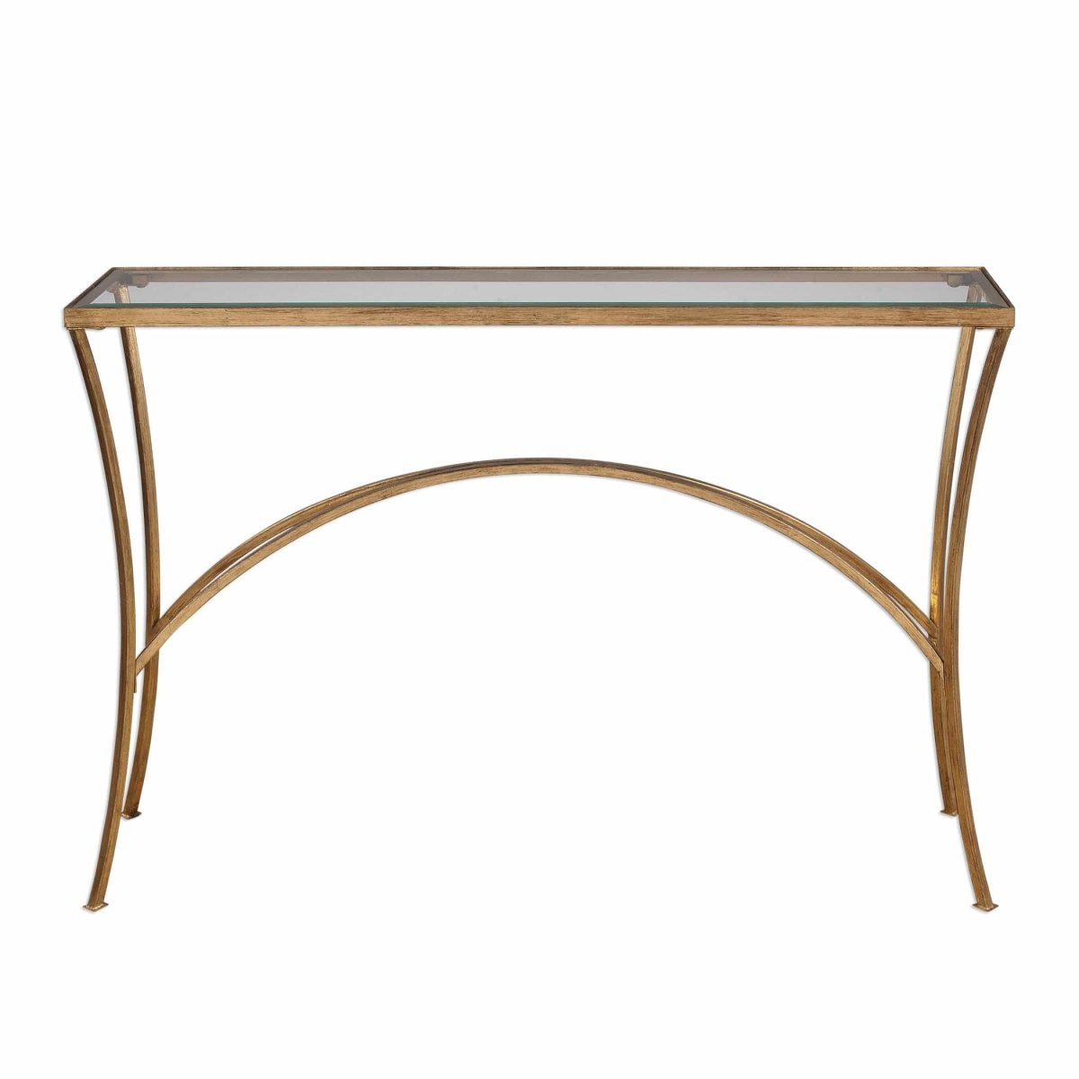 Alayna Gold Console Table - Uttermost - Console Tables by Modest Hut