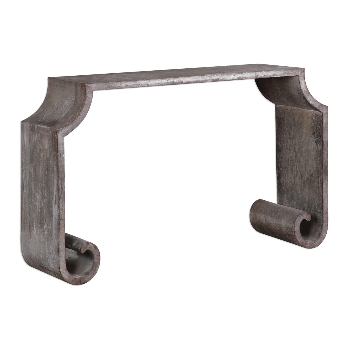 Aragon Stone Gray Console Table - Uttermost - Console Tables by Modest Hut