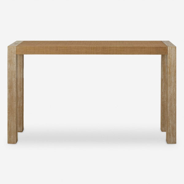 Bentley Grasscloth Console Table - Uttermost - Console Tables by Modest Hut