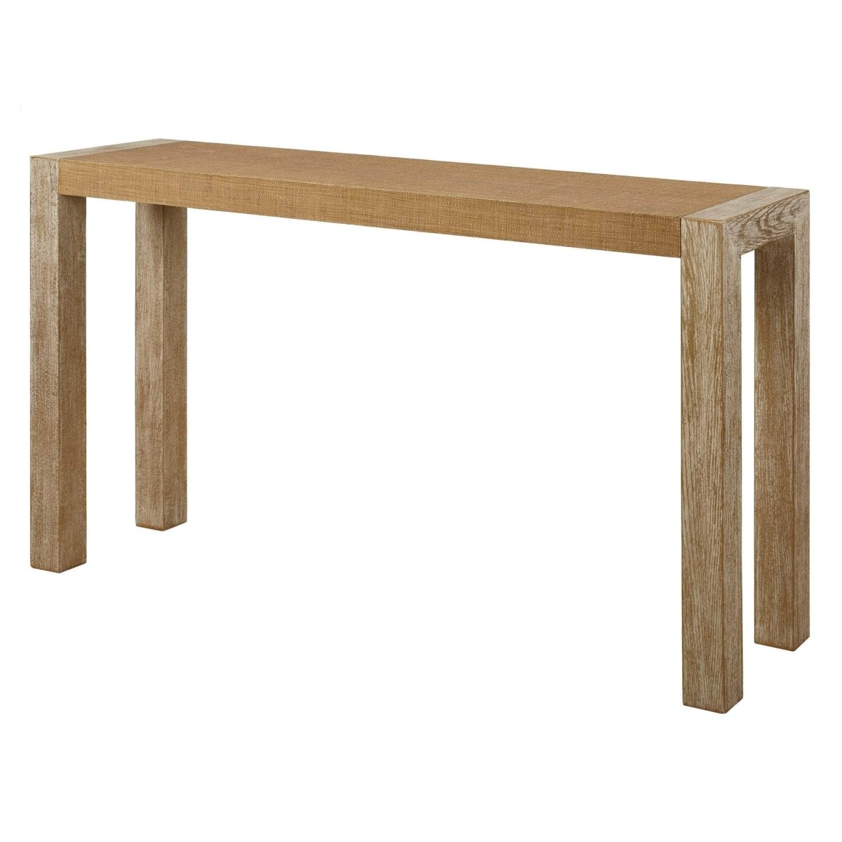 Bentley Grasscloth Console Table - Uttermost - Console Tables by Modest Hut