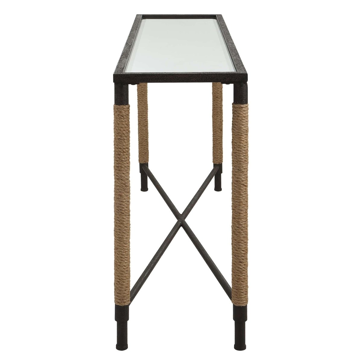 Braddock Coastal Console Table - Uttermost - Console Tables by Modest Hut