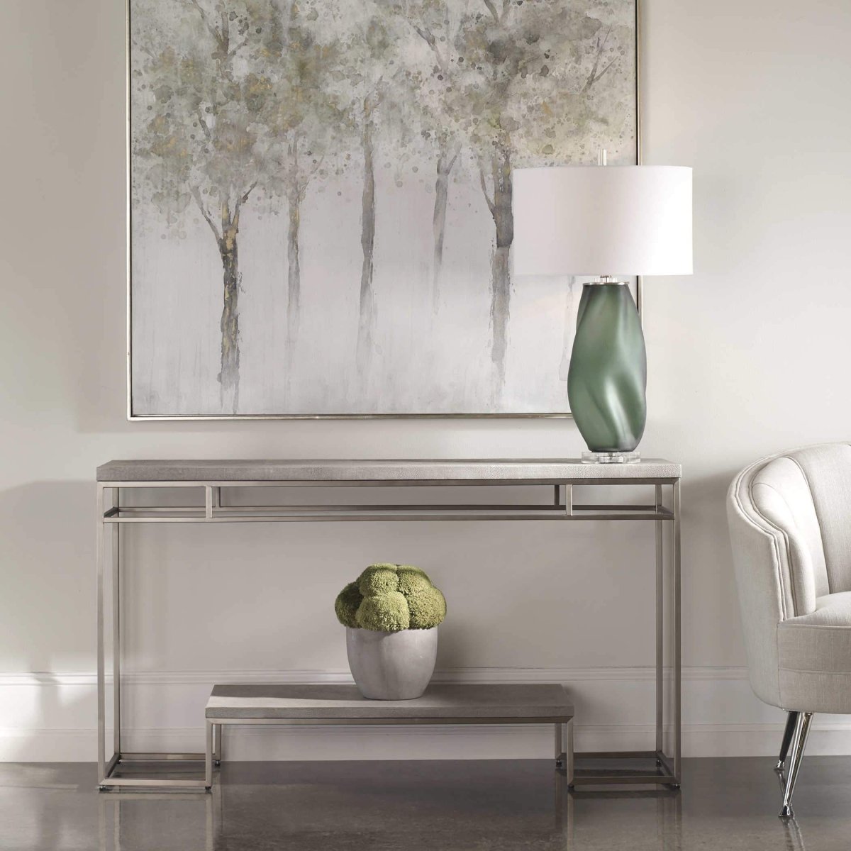 Clea Deco Console Table - Uttermost - Console Tables by Modest Hut