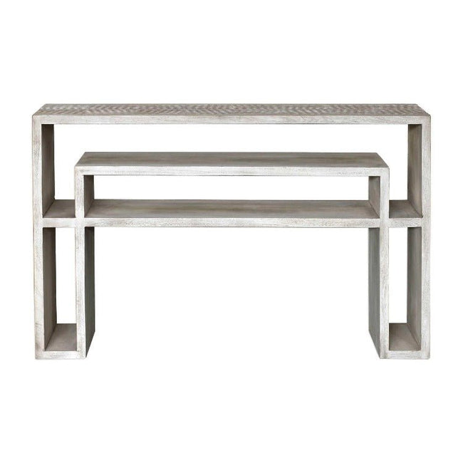 Genara | Hand Carved Console Table - Uttermost - Console Tables by Modest Hut