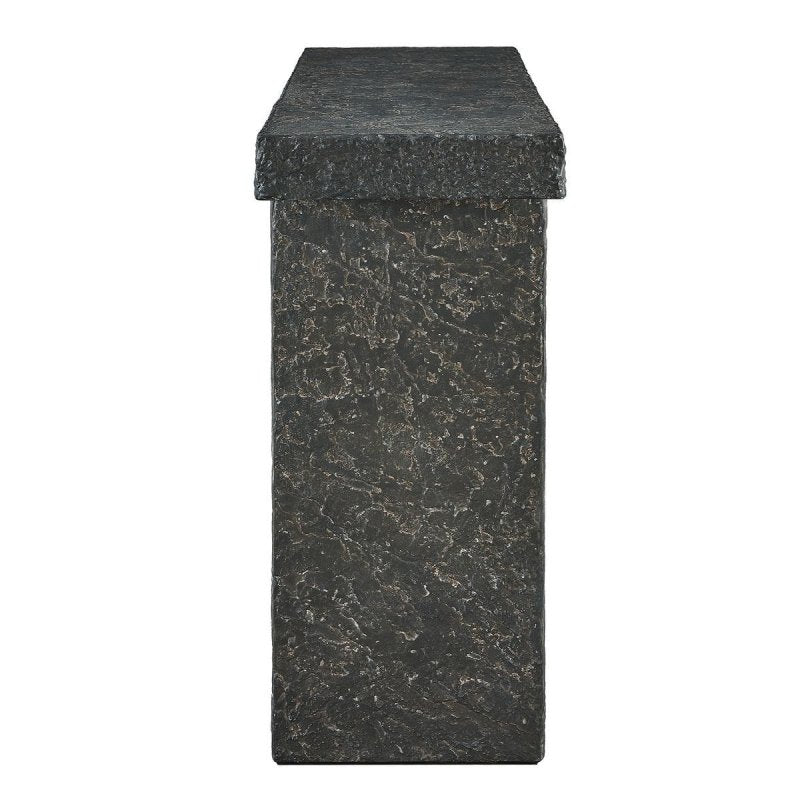 Alternate view of the Hagan Indoor-Outdoor Natural Slate Console Table by Uttermost