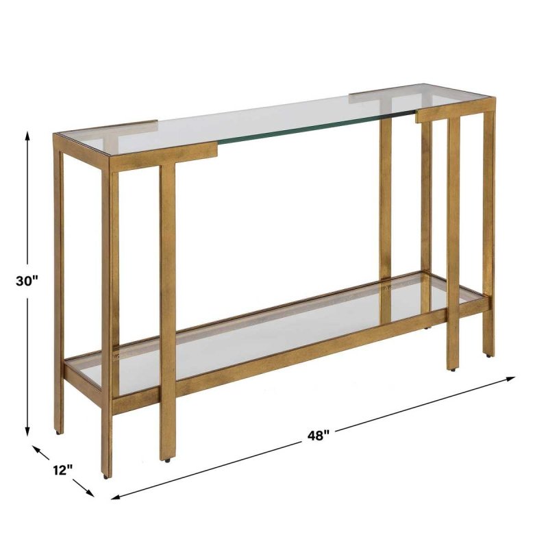 Dimension guide for the Kendrick console table