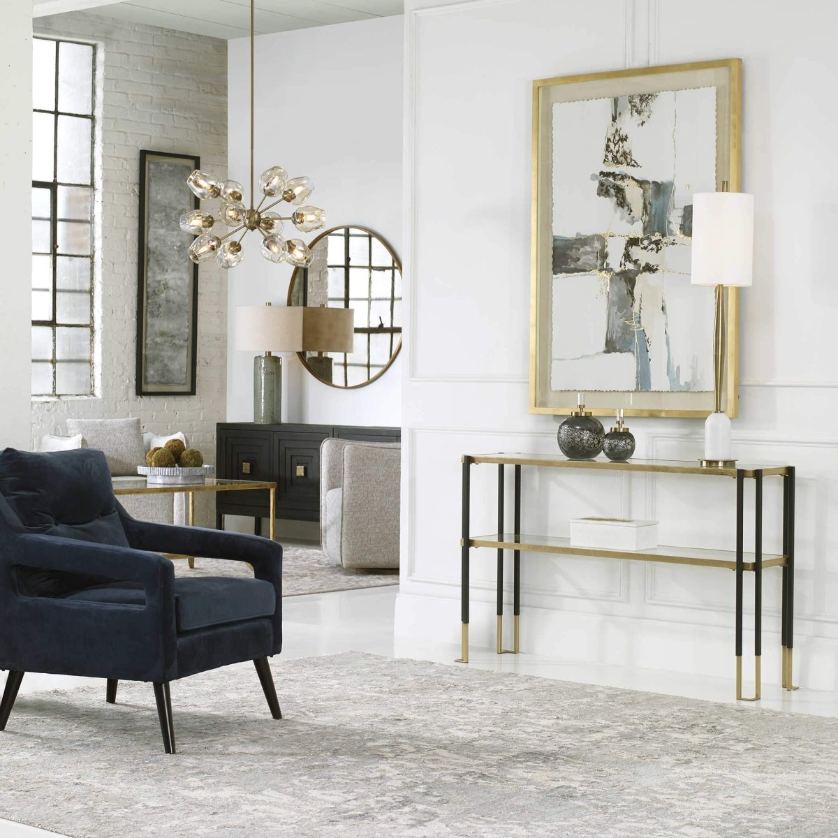 Kentmore Modern Console Table - Uttermost - Console Tables by Modest Hut