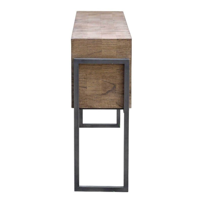Nevis Mahogany Console Table - Uttermost - Console Tables by Modest Hut