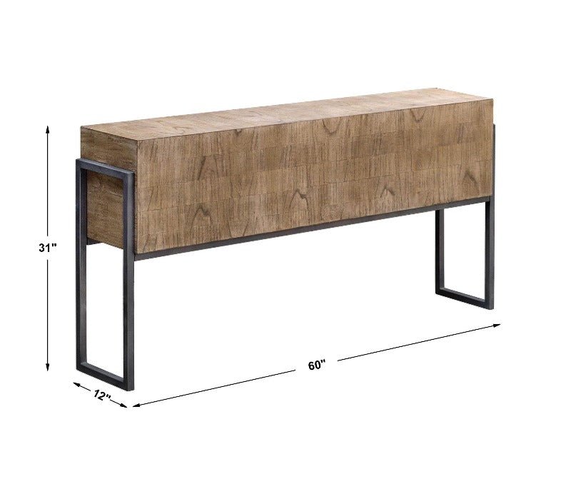 Nevis Mahogany Console Table - Uttermost - Console Tables by Modest Hut