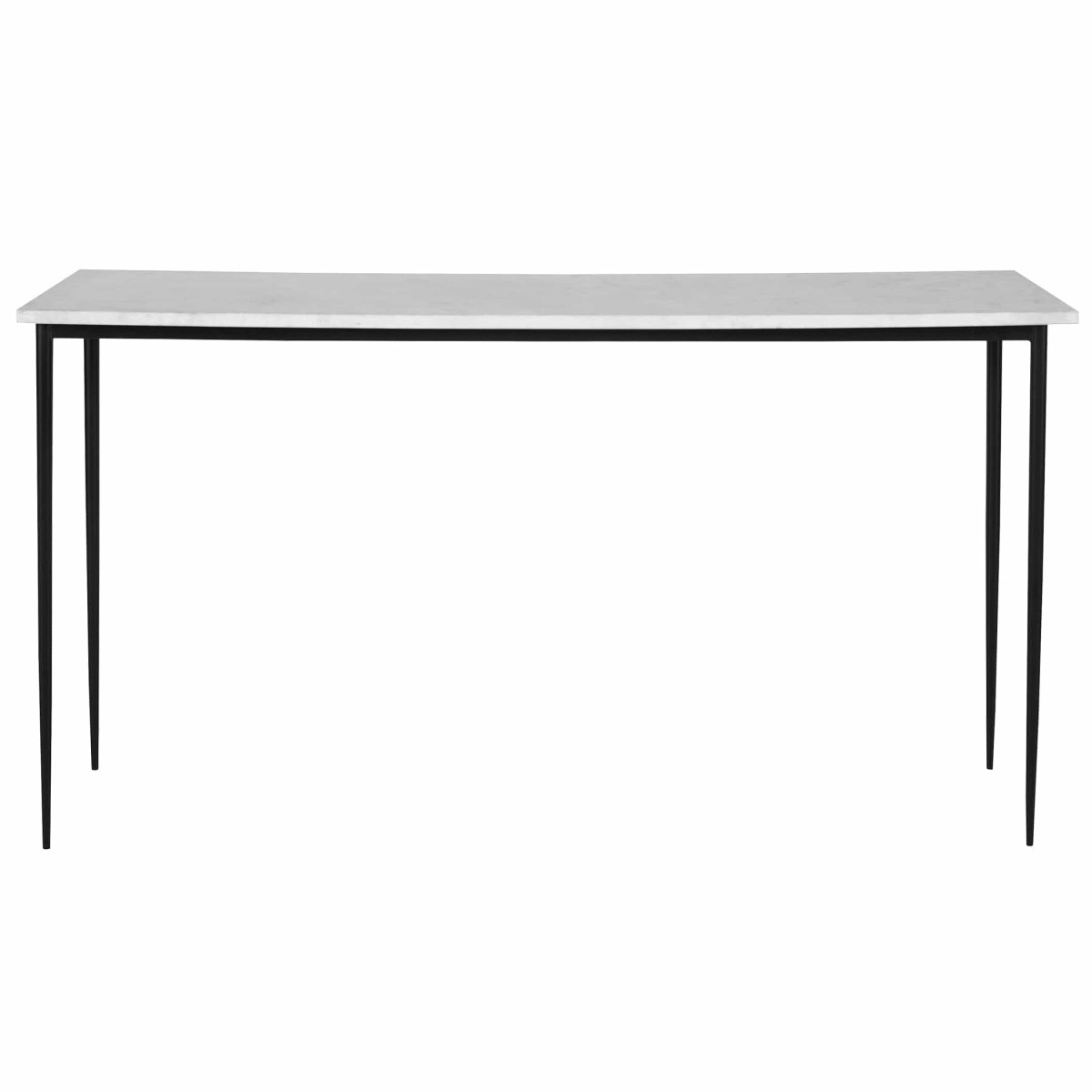 Nightfall White Marble Console Table - Uttermost - Console Tables by Modest Hut