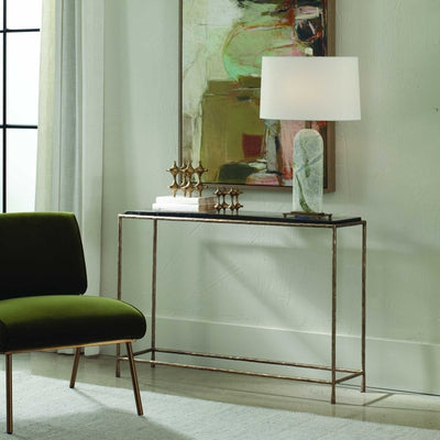 Ovard Minimalist Metal Console Table - Console Tables