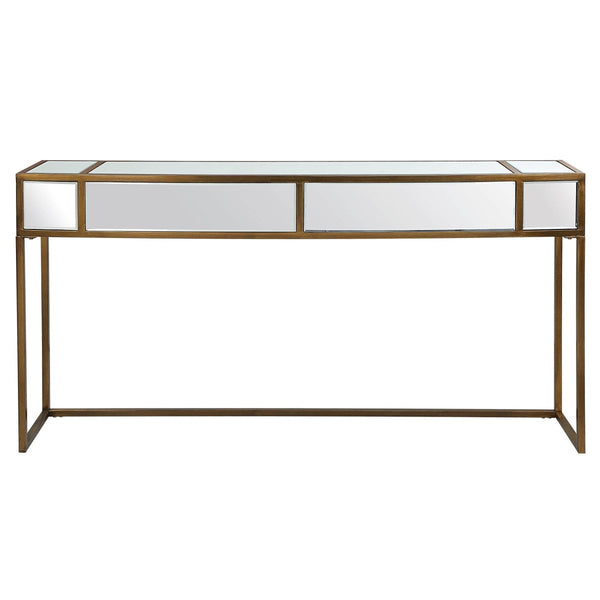 Reflect Mirrored Console Table - Uttermost - Console Tables by Modest Hut